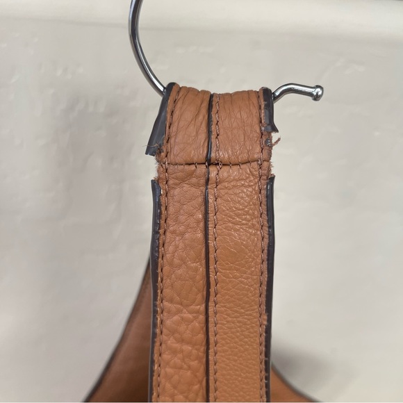 Authentic Rare Tory Burch All T Hobo Shoulder Bag Leather Purse Handbag - Picture 4 of 16